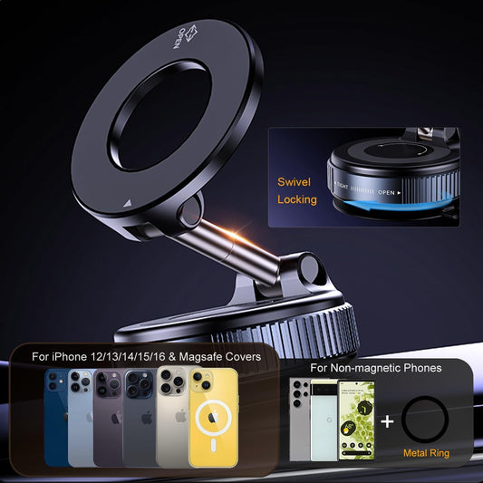 360° Vaccum Magnetic Phone Holder