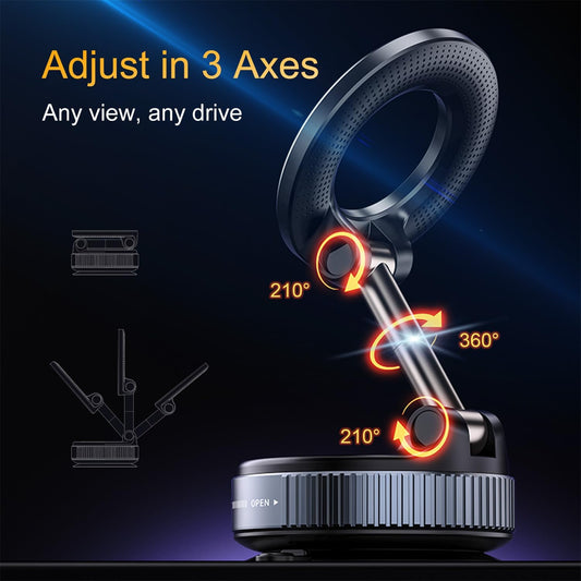 360° Vaccum Magnetic Phone Holder