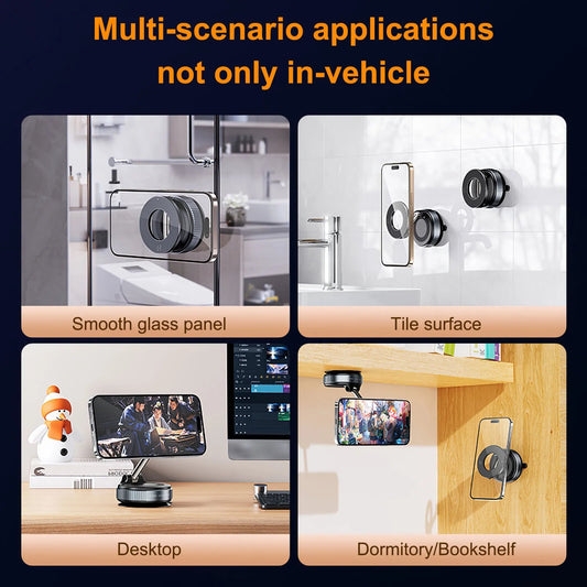 360° Vaccum Magnetic Phone Holder