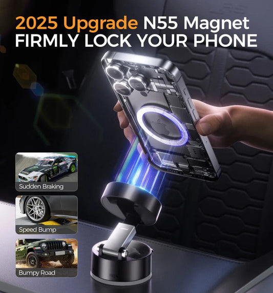 360° Magnetic vacuum  Phone Holder