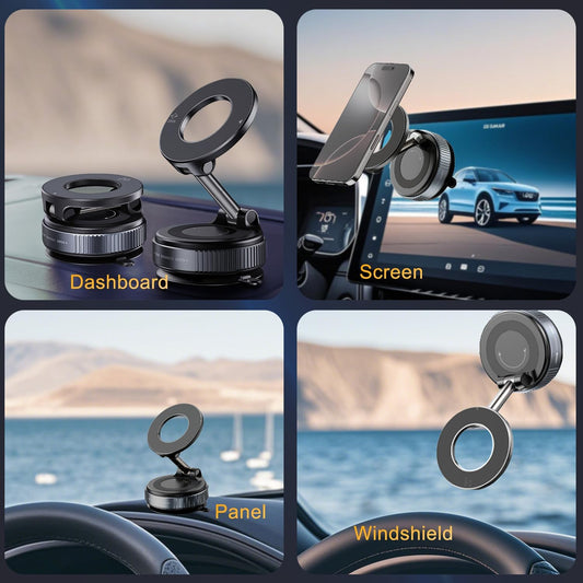 360° Vaccum Magnetic Phone Holder