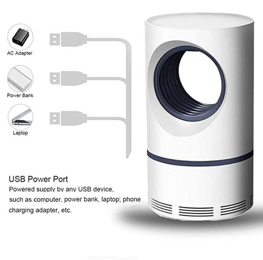 Electronic LED Mosquito Killer Trap Lamp (USB-Powered)