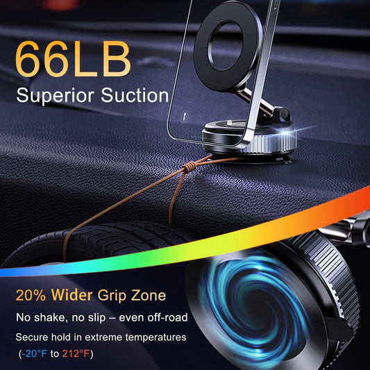 360° Vaccum Magnetic Phone Holder