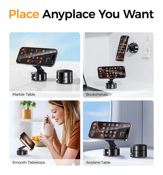 360° Magnetic vacuum  Phone Holder