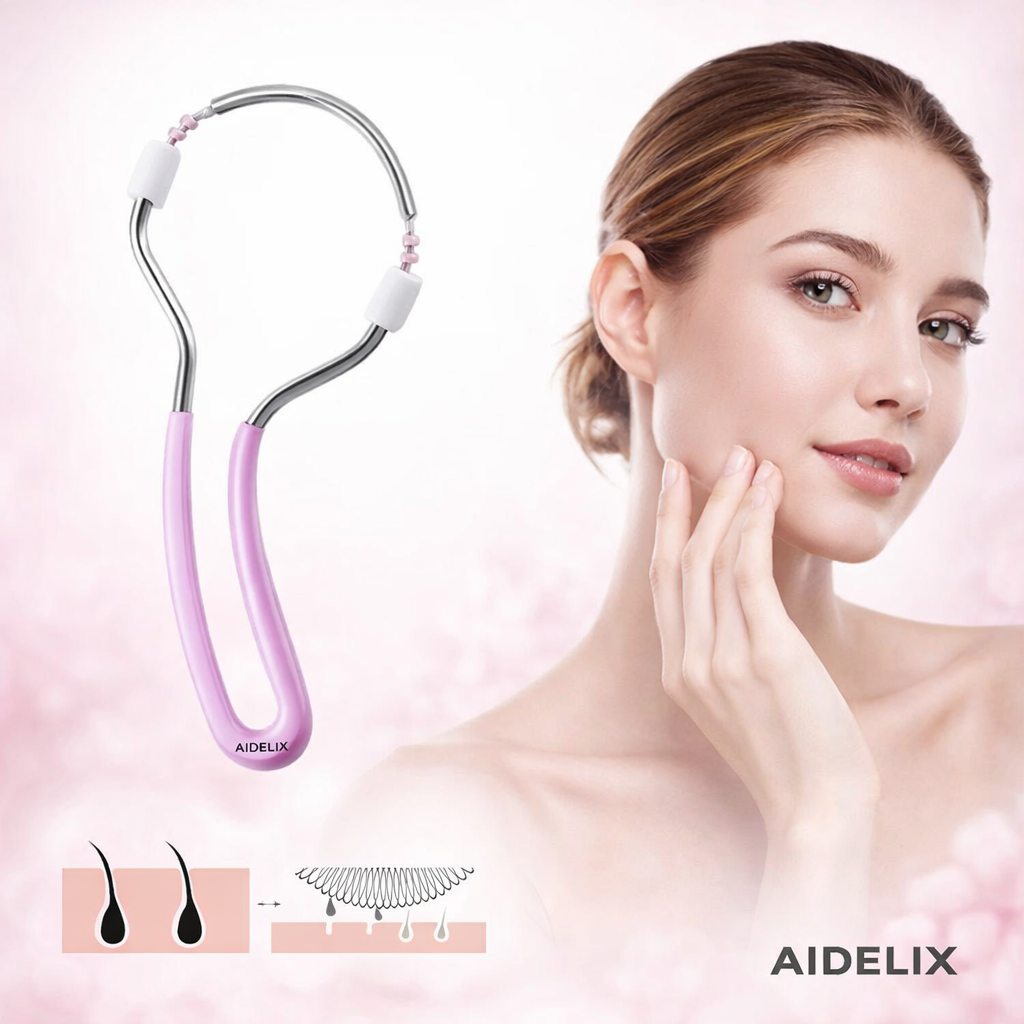 AIDELIX™ - Portable Painless Spring Facial Epilator for Face