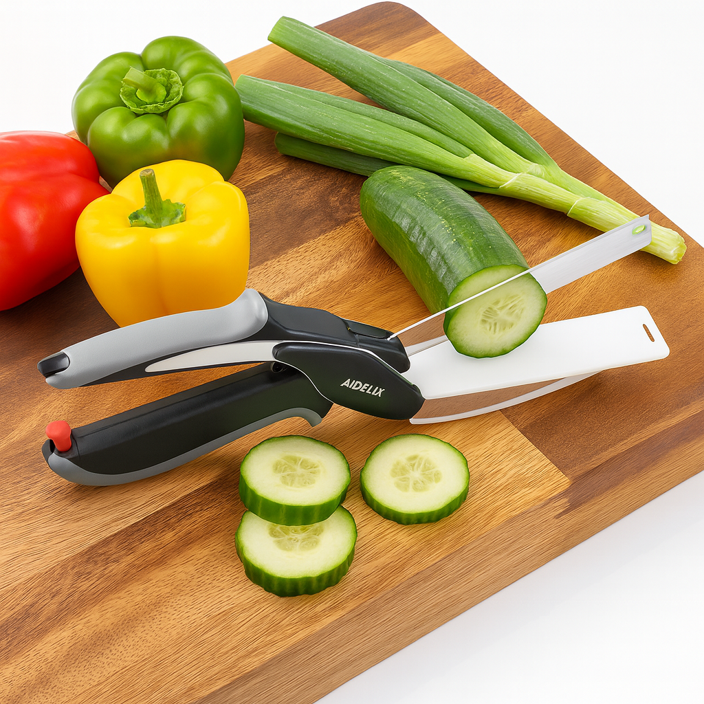 AIDELIX™ Clever Cutter 2-in-1 Kitchen Knife