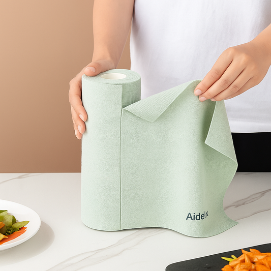 AIDELIX™ – MICROFIBER CLEANING CLOTH ROLL