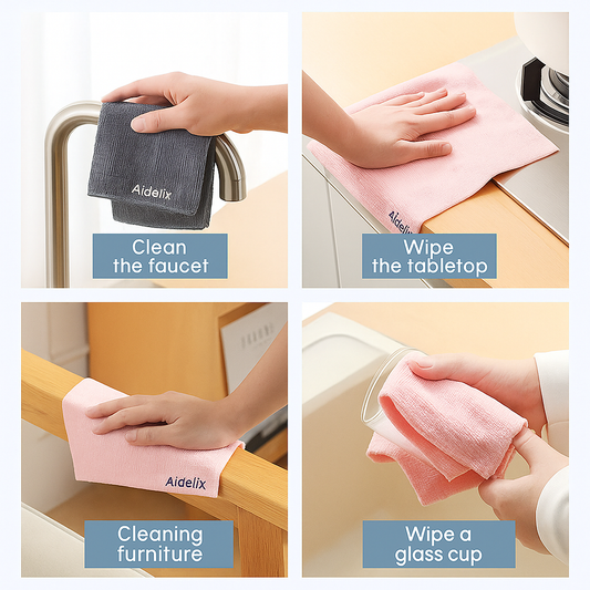 AIDELIX™ – MICROFIBER CLEANING CLOTH ROLL