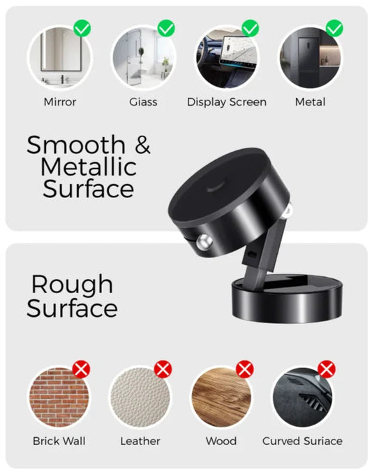 360° Magnetic vacuum  Phone Holder